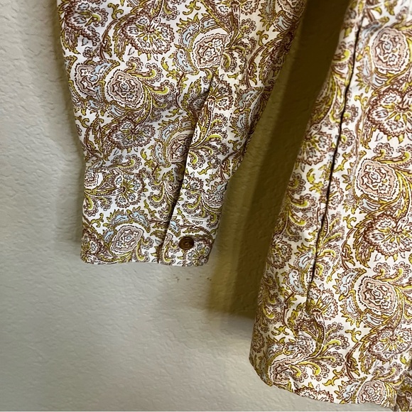 Pendleton Paisley Button-Down Shirt With Pockets Size Women's 14 - Picture 8 of 13